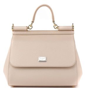Dolce & Gabbana miss sicily bag medium nude